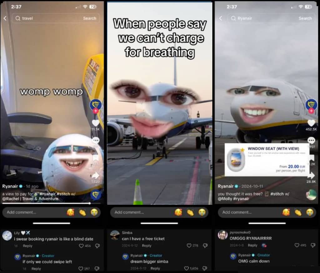 Ryan Air: Unhinged Marketing